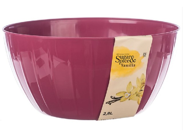 Салатник Sugar&Spice Vanilla 2,8л брусника